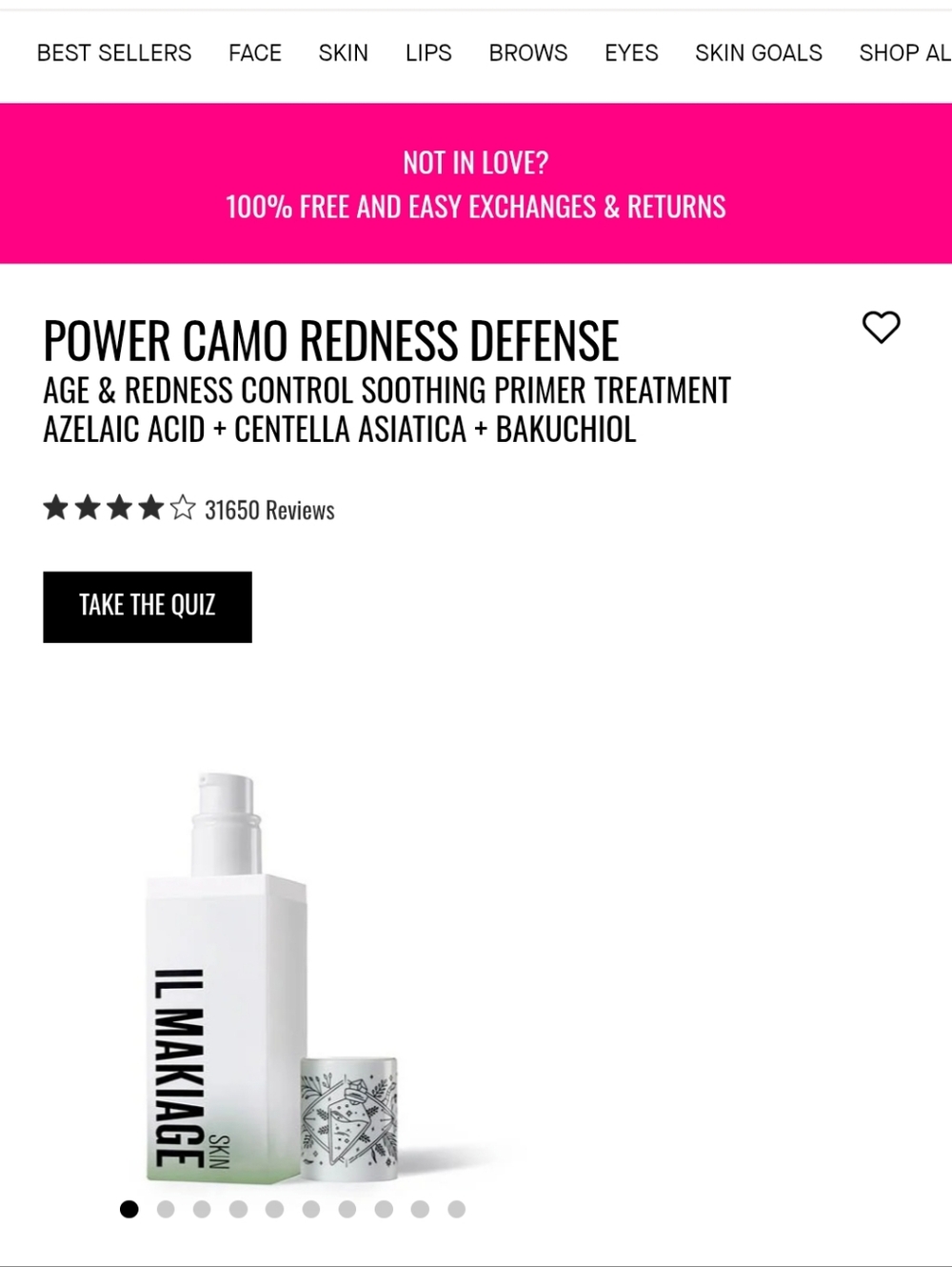 IL MAKIAGE Power Camo Redness Defense Primer - White & Light Green